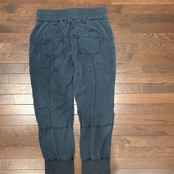 Anthropologie Pilcro Mallory Joggers Blue Washed Drawstring Ankle Pants Small - Picture 5 of 13